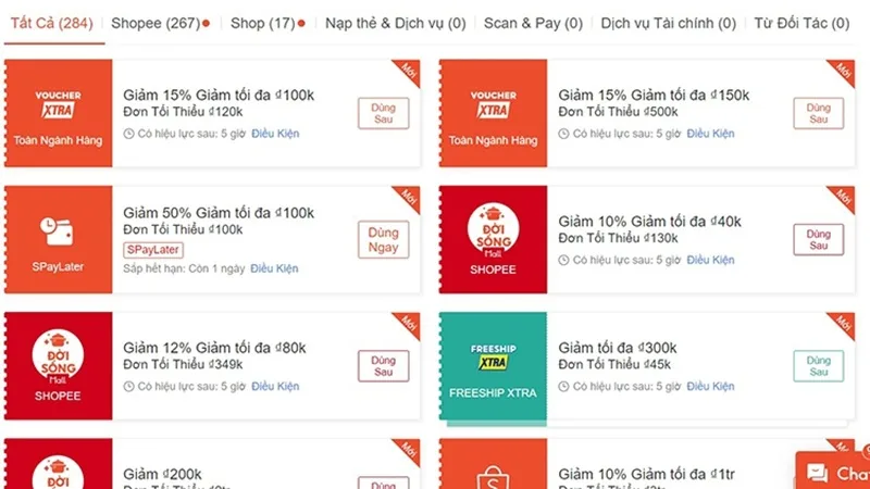 Mẹo gộp nhiều loại voucher cùng lúc trong một đơn hàng Shopee để có giá hời nhất.